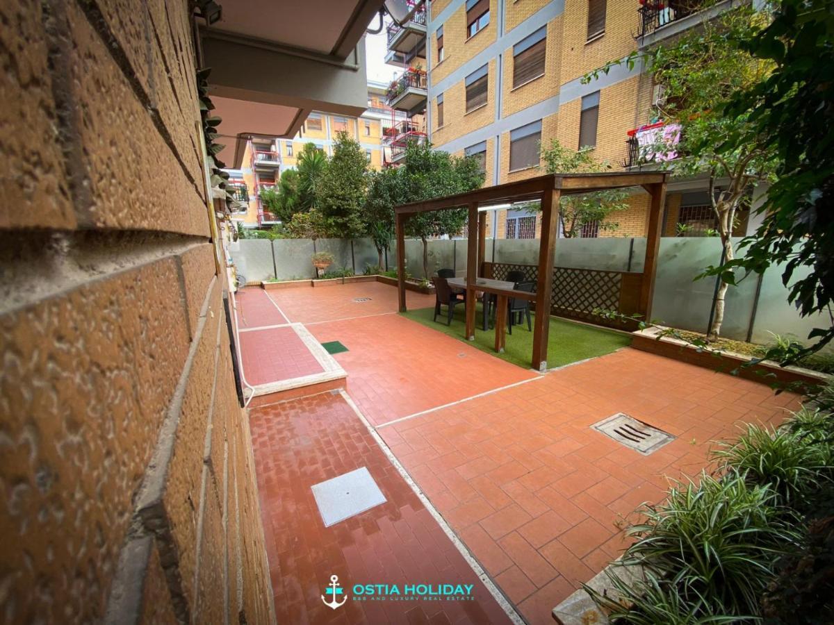 Appartamento The Garden ลิโด ดิ ออสเตีย ภายนอก รูปภาพ